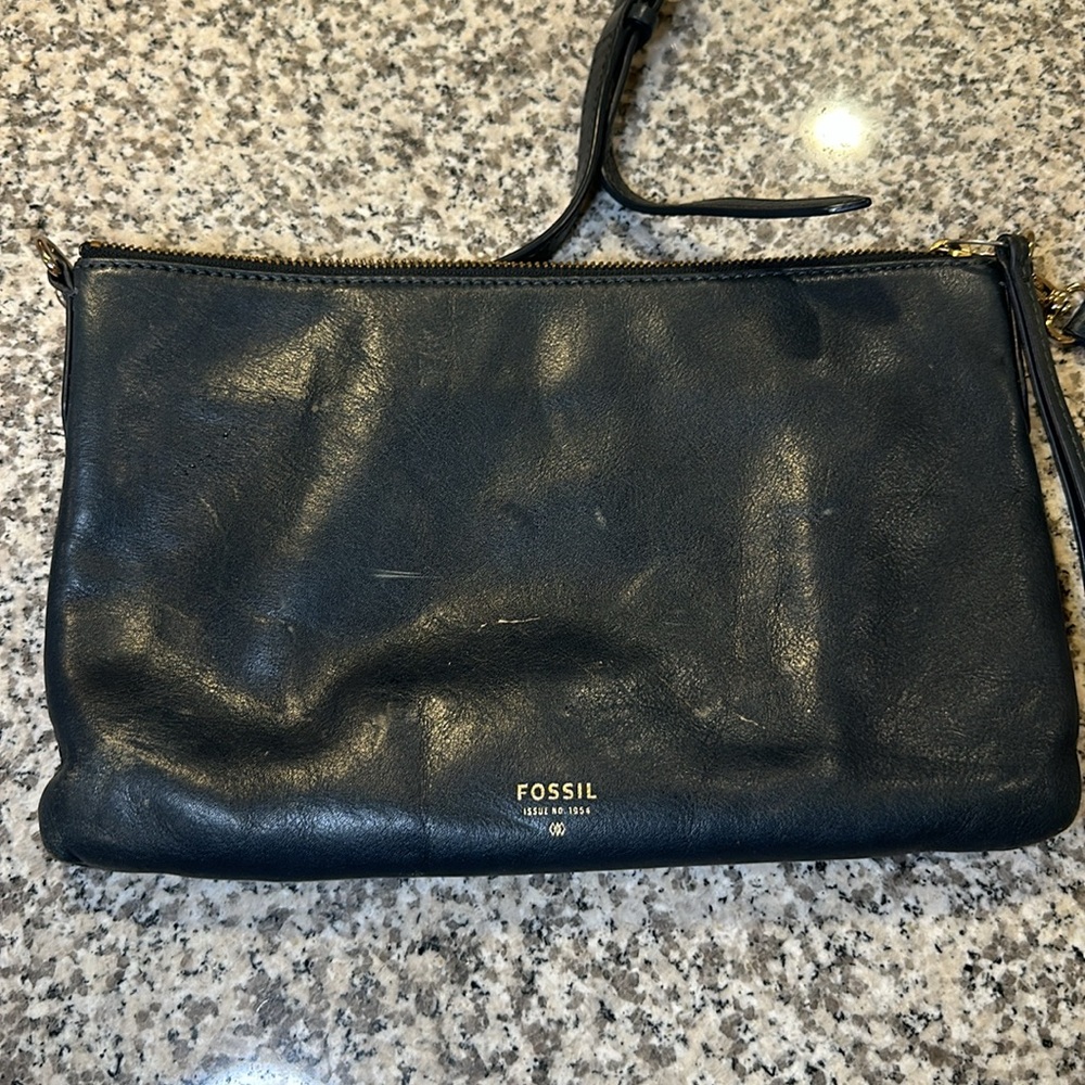 Fossil “Sydney” leather cross body bag